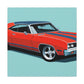 The Burnout Bronco - Automobile - Canvas