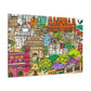 Hindustan - Destination India - Canvas