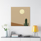 "Scalloped Elegance - Vintage Contemporary" - Desert Canvas
