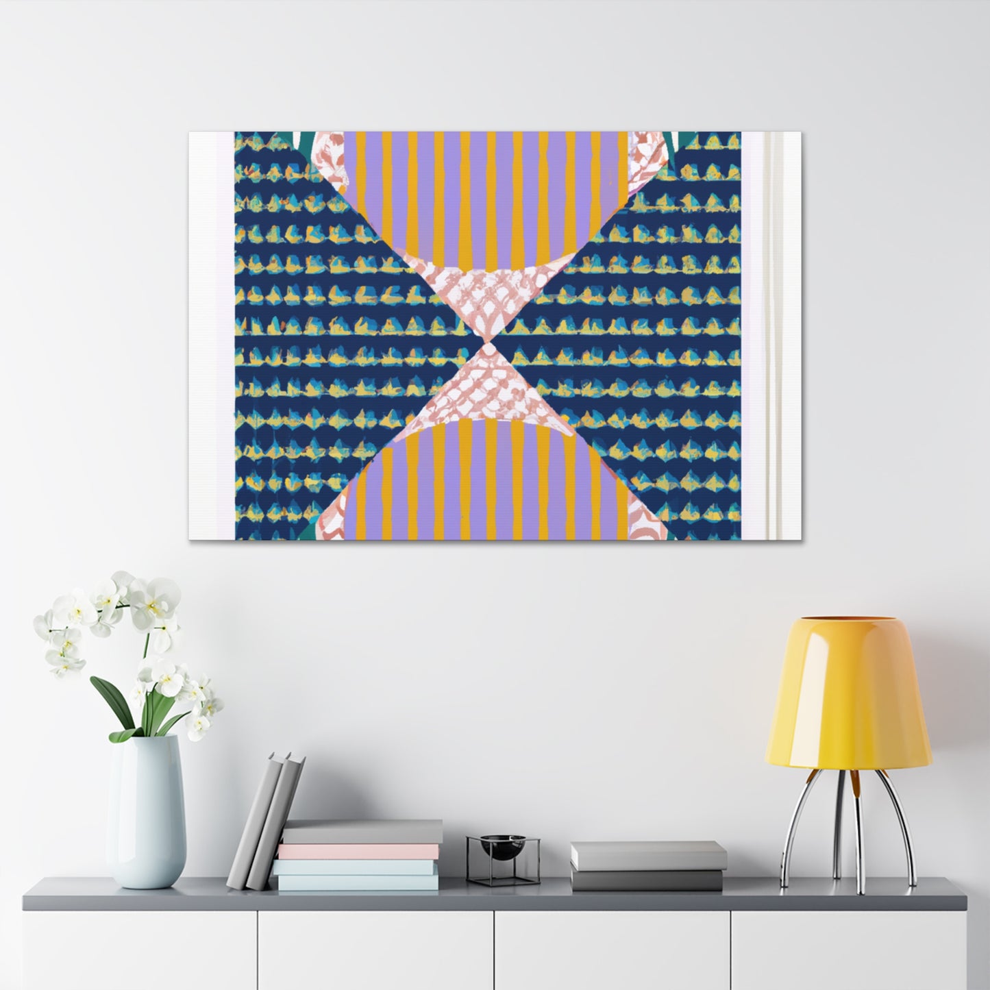 Hourglass - Midcentury Canvas