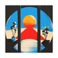 Vigilant Flow- Midcentury - Canvas