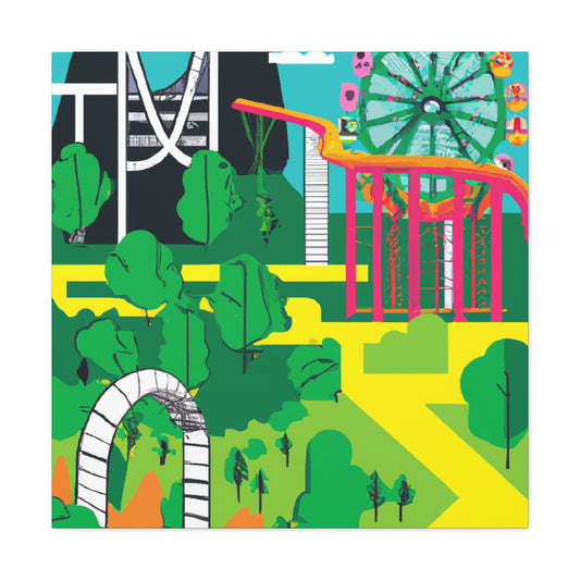 Glowgreen - Landscape - Amusement - Canvas