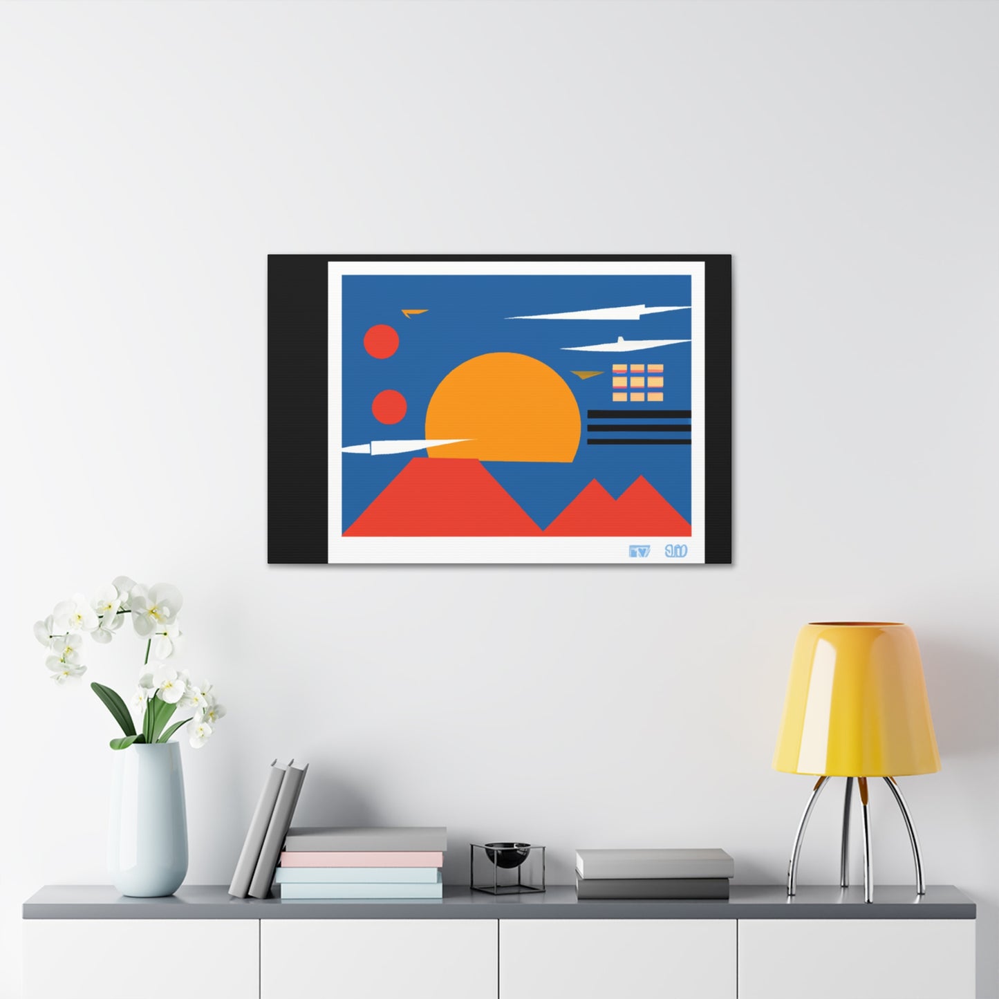 Fur-Mastodon - Midcentury Canvas