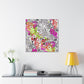 Rosy Joy - Floral - Canvas