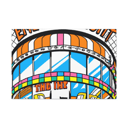 Frolic & Flourish Center - Canvas - Pop Art