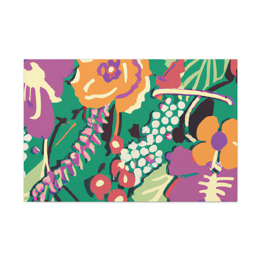 Blooming Breeze - Floral - Canvas