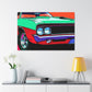Blaze of Glory - Automobile - Canvas