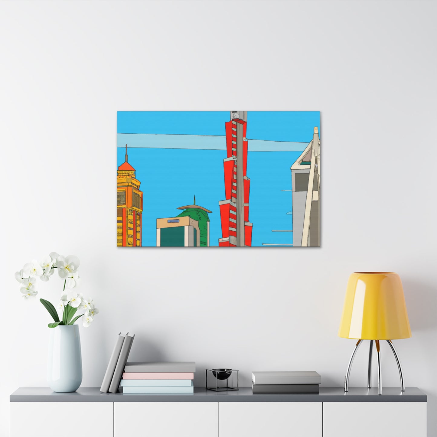 Turquoise Oasis – Destination Arab Emerates - Canvas