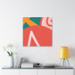 Celestial Bloom - Midcentury - Canvas