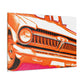 "Classic Car Curtains" - Automobile Canvas