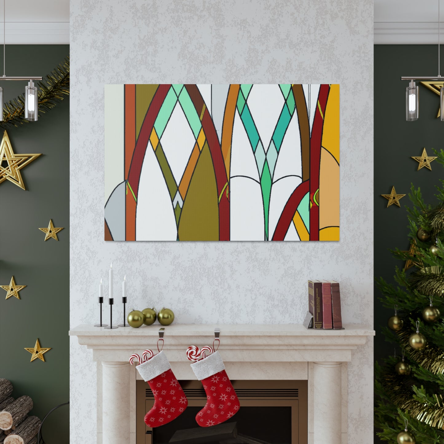 Arched- Glass Canvas