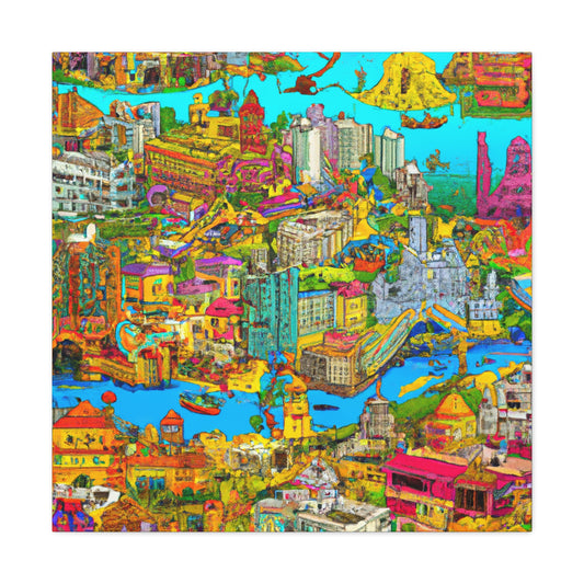 Glorious Getaway - Destination India - Canvas