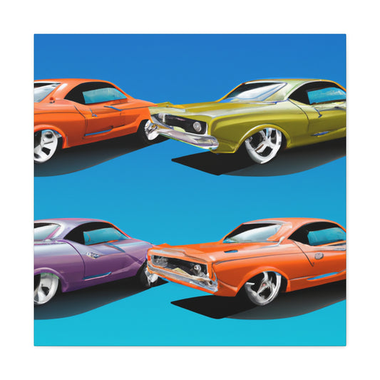 Blue Streak - Automobile - Canvas