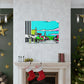 Sunset Drive-In Theater Street - Canvas - Pop Art