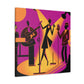 "Electric Fireflies - Retro Music" - Canvas