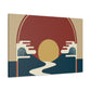 Converging Contrasts - Midcentury - Canvas