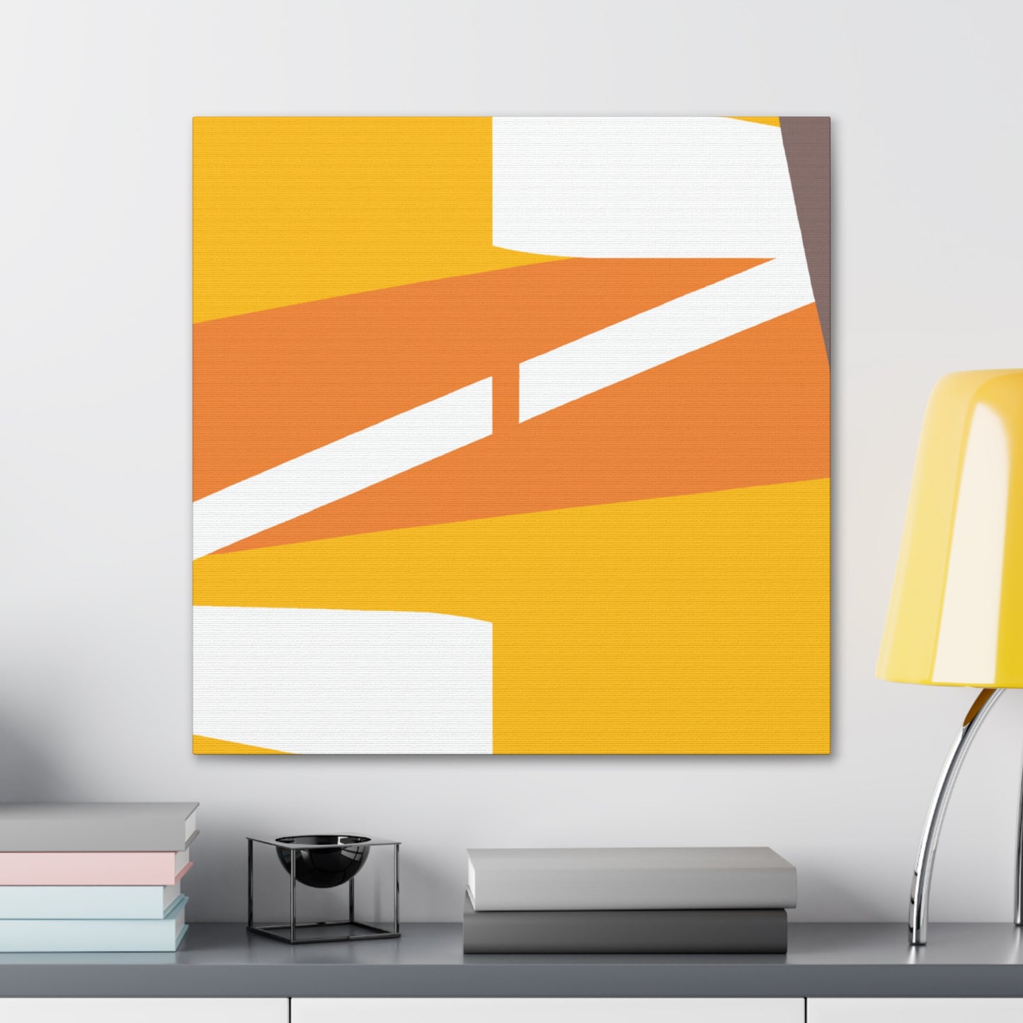 Geometric Flourish - Midcentury - Canvas