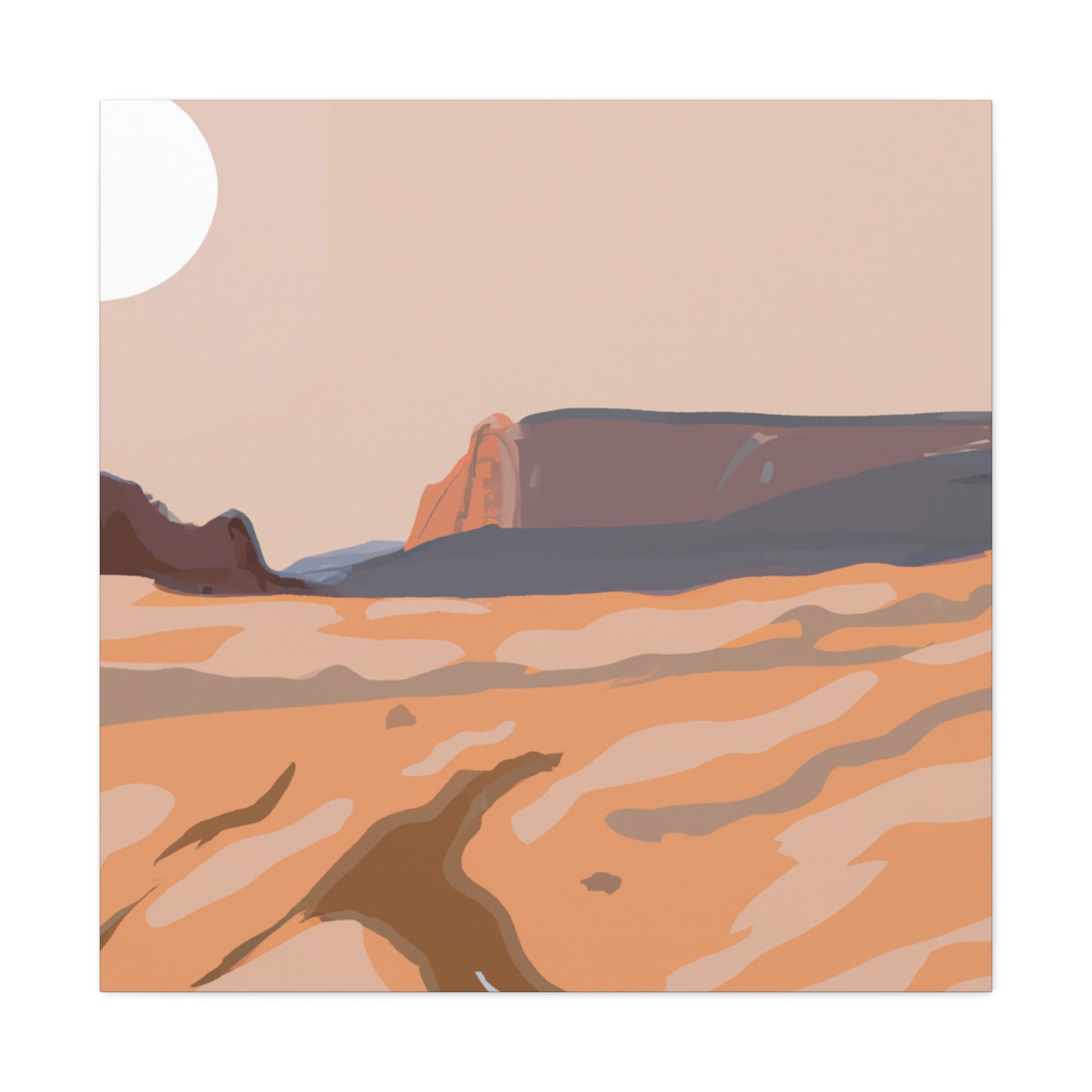 Dune Scene - Landscape - Canvas