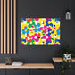 Floral Facets - Floral Canvas