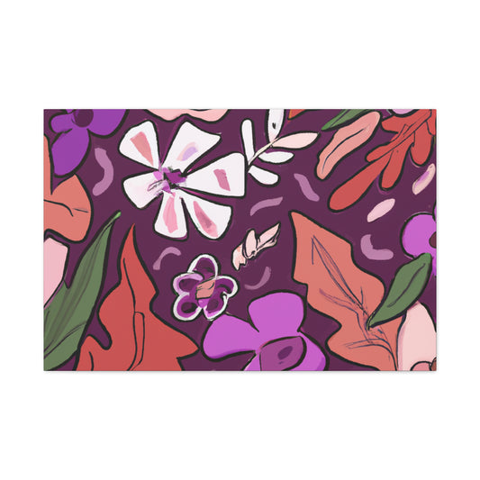 Blissful Bloom - Floral - Canvas