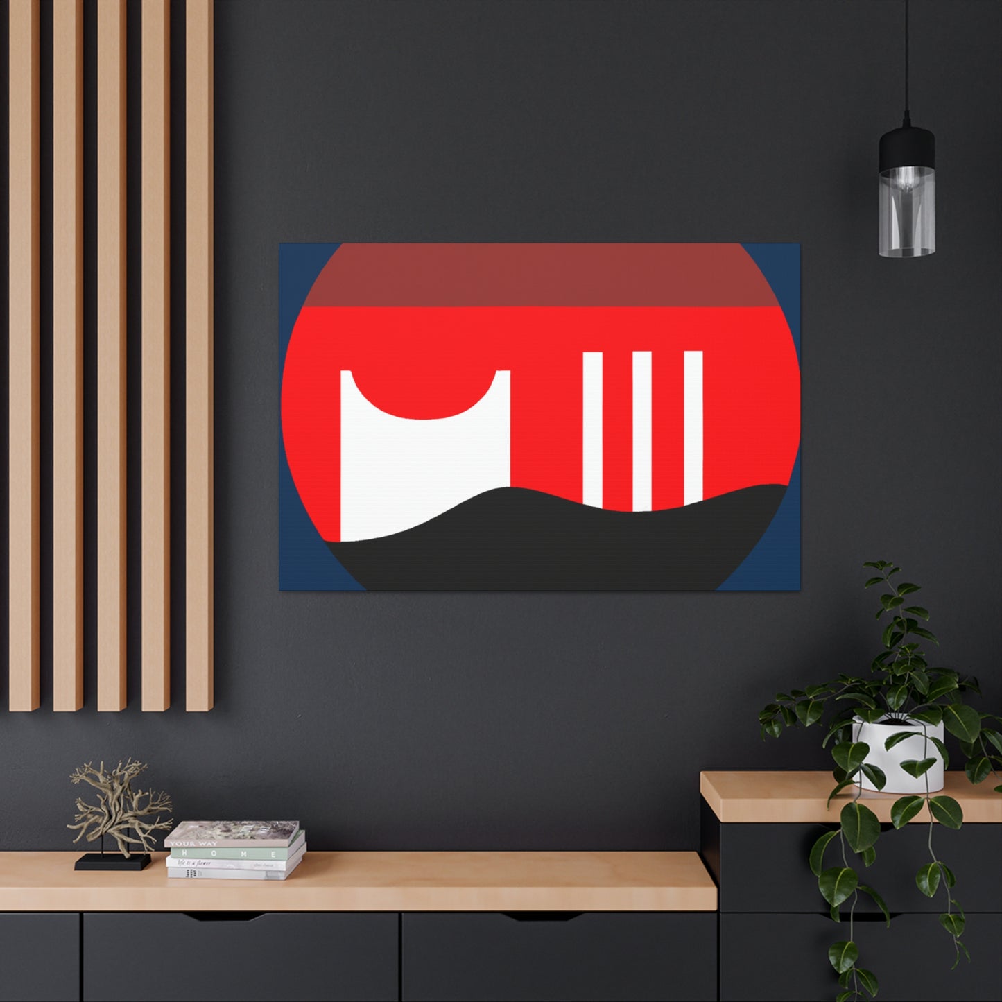 Redbetter- Midcentury Canvas