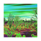 Dusty Green Mirage - Landscape - Canvas