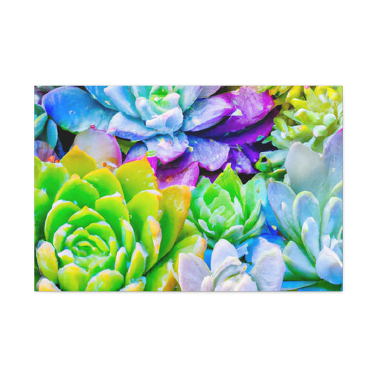 Garden of Bright Delights - Canvas - Succulent