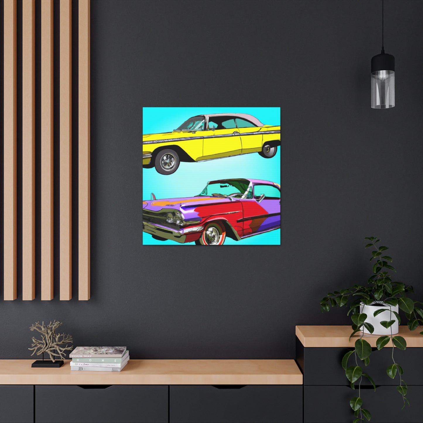 "Vintage Roadsters" - Automobile Canvas