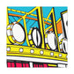 Dinky Diner Lights - Canvas - Pop Artt