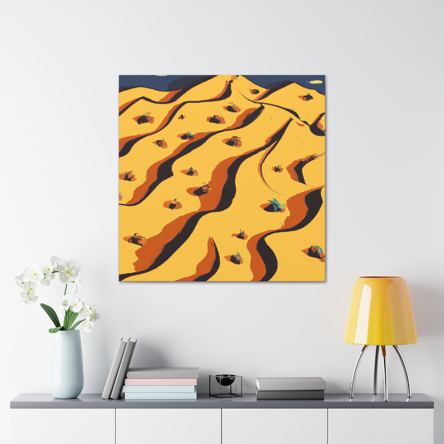 Time Sandy Keeper - Vintage Contemporary - Desert Canvas