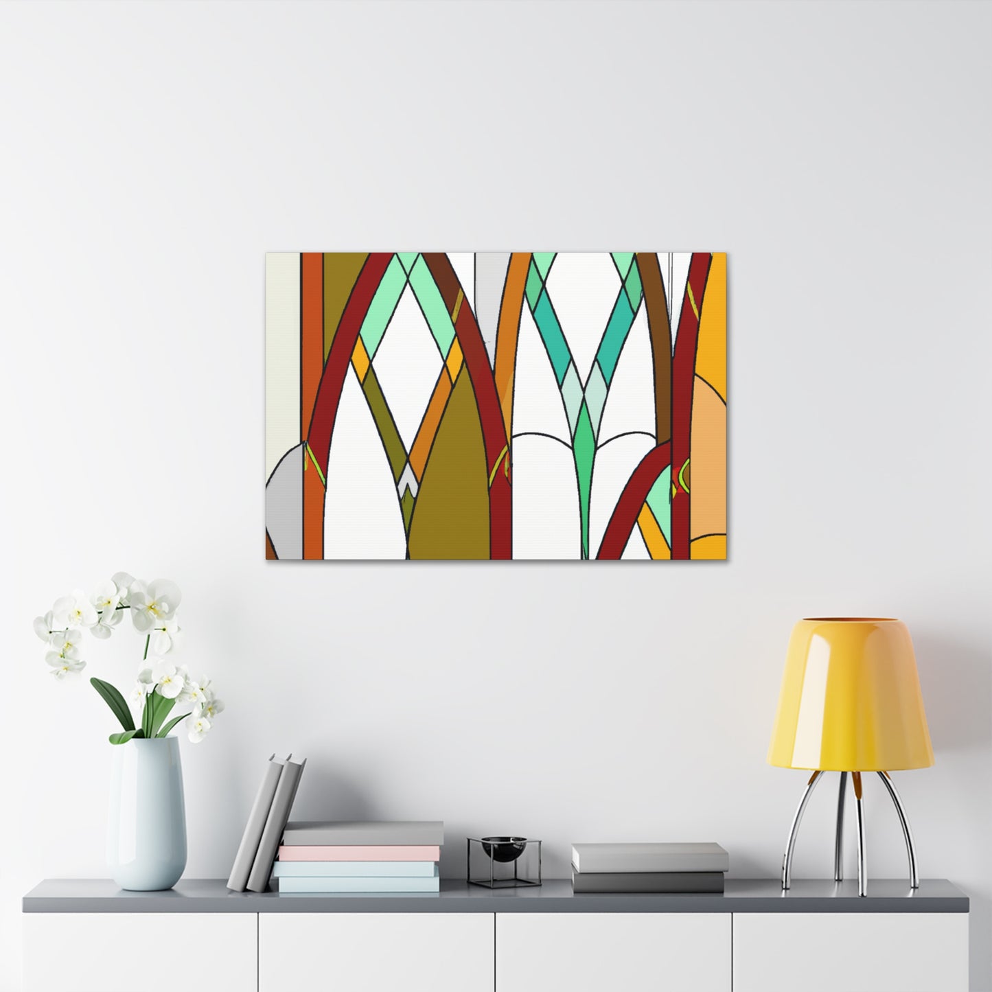Arched- Glass Canvas