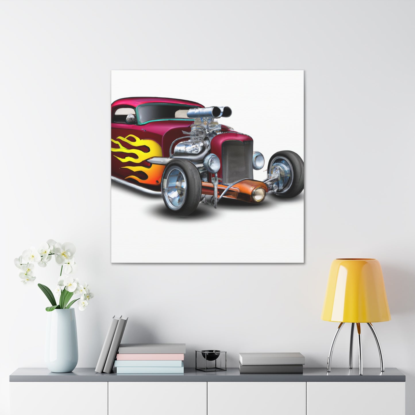 Retro Burner - Automobile - Canvas