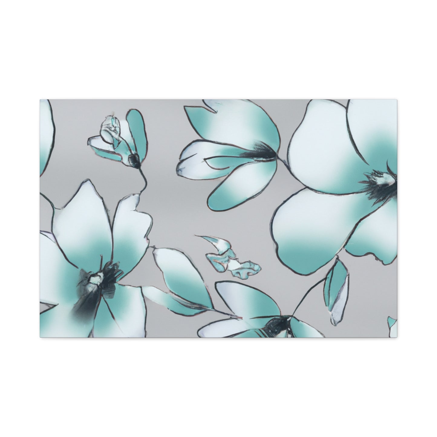 Blushburst - Floral - Canvas