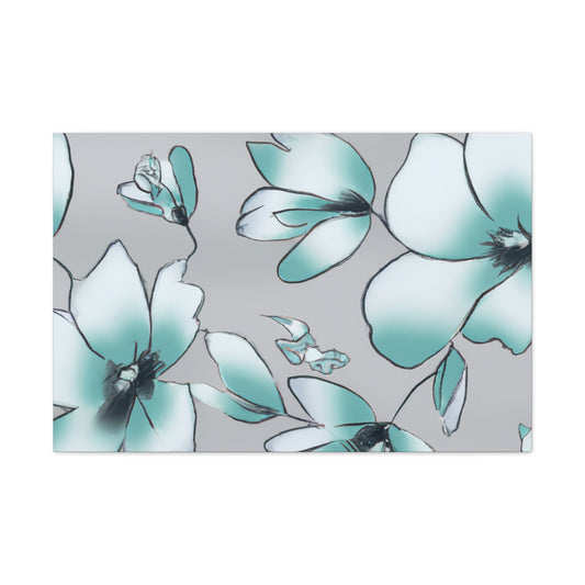 Blushburst - Floral - Canvas