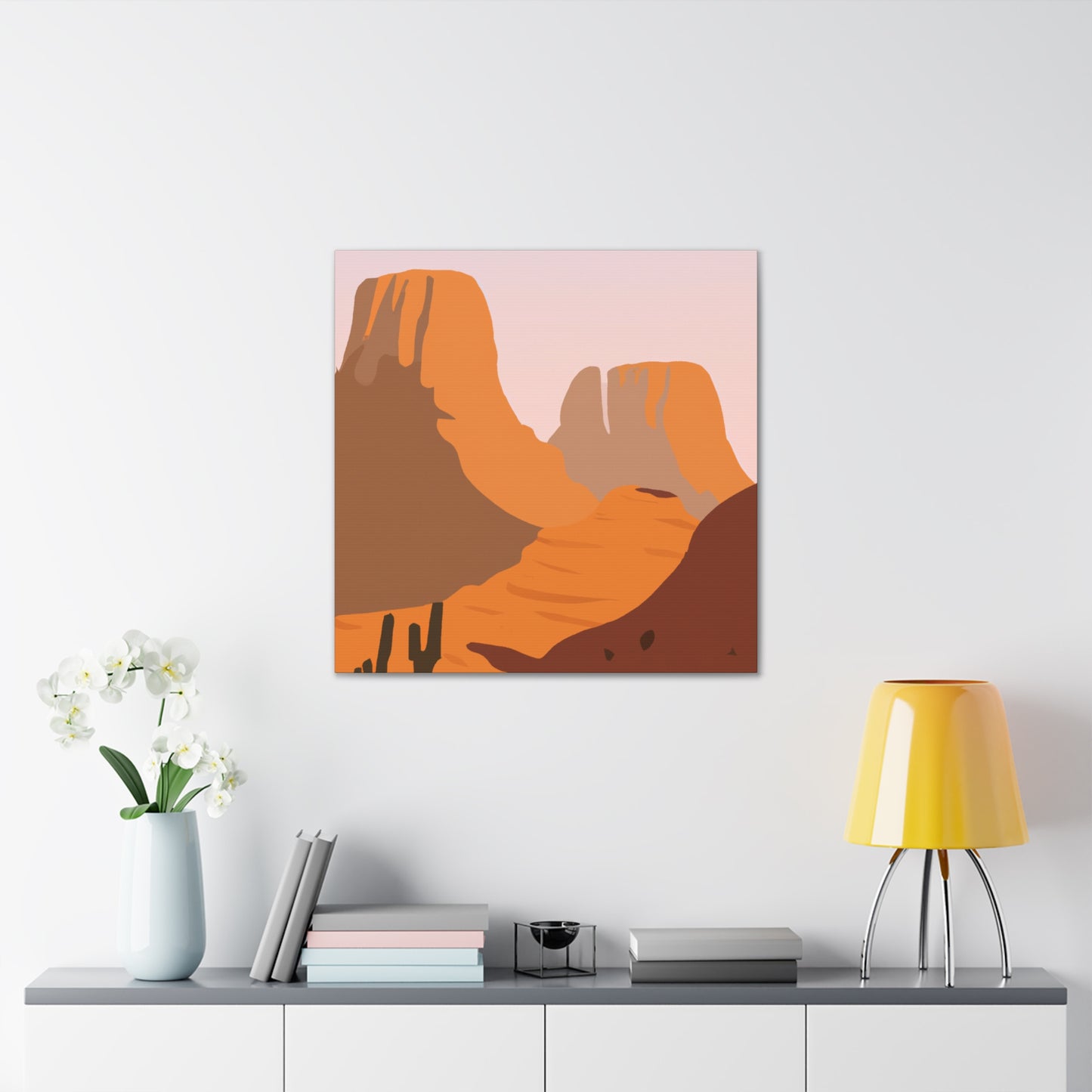 Desert Bloom - Landscape - Canvas