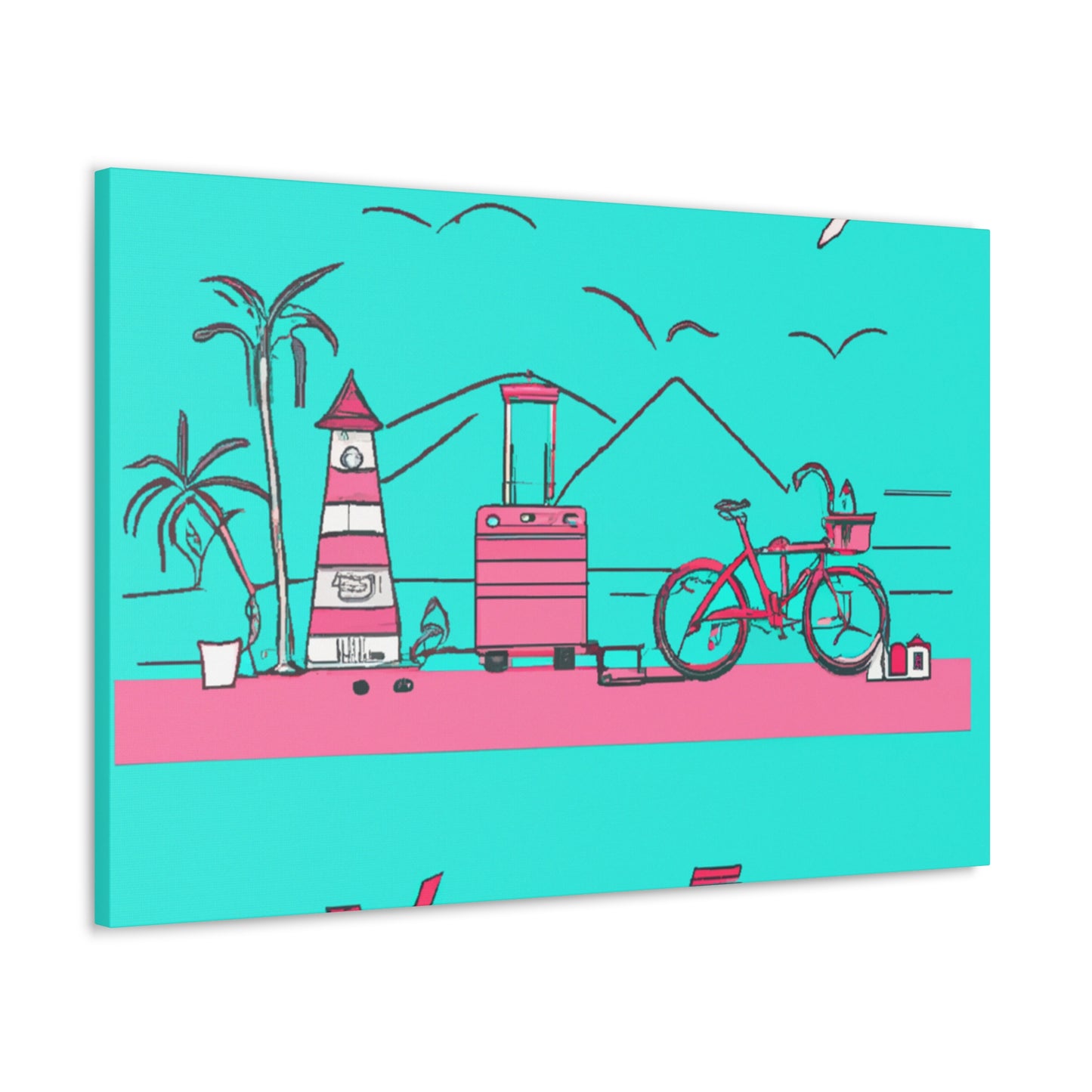 Monochrome Melody - Minimalism - Canvas