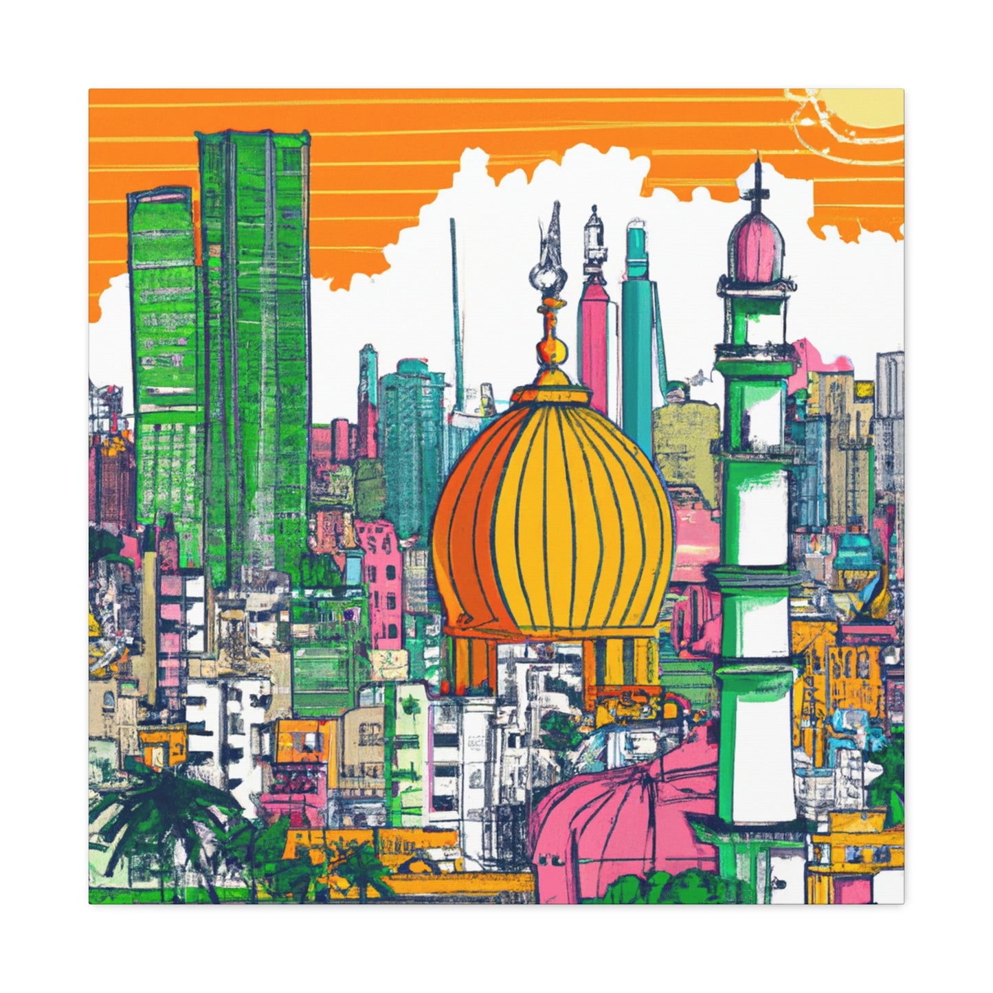 Kashmiri Mystique - Destination India - Canvas