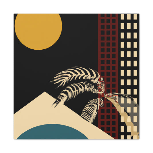 Rounded Dreamscape - Midcentury - Canvas