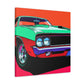 Blaze of Glory - Automobile - Canvas