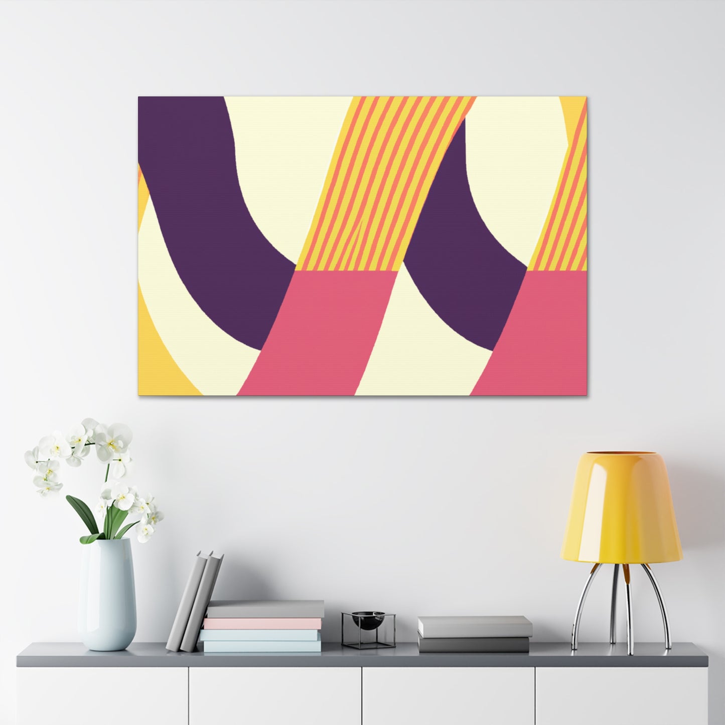 Surreal Abode - Midcentury - Canvas