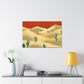 Glamourous Simplicity - Vintage Contemporary - Desert - Canvas