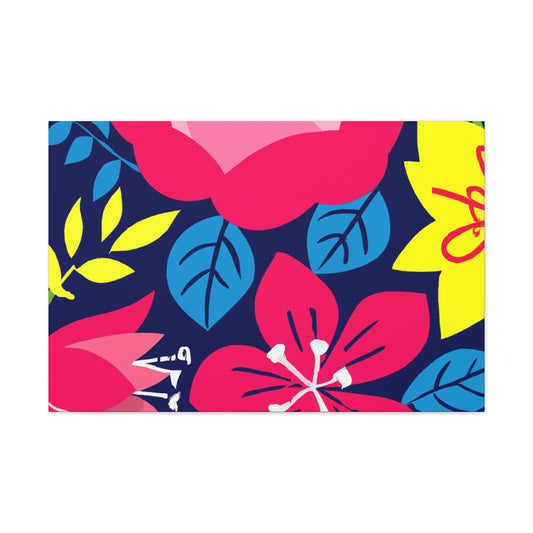 Blossomran - Floral - Canvas