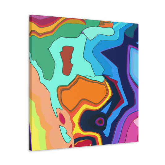 Rainbow Mist - Abstract - Canvas