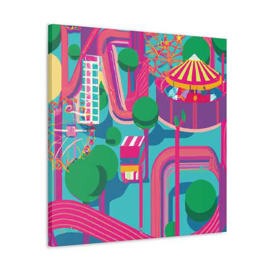 Carni-Wheel Amusement - Canvas