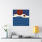 Industrial Sunrise - Midcentury - Canvas
