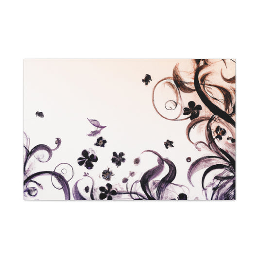 Blossom Kisses - Floral - Canvas