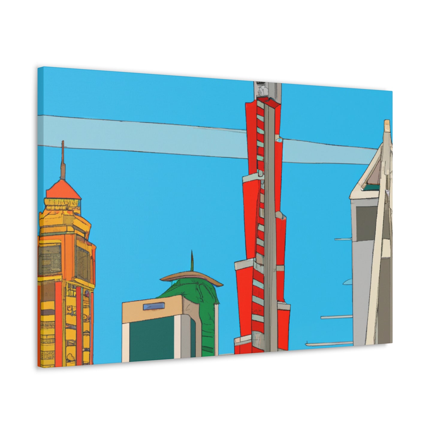 Turquoise Oasis – Destination Arab Emerates - Canvas