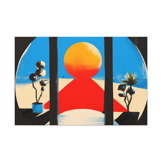 Vigilant Flow- Midcentury - Canvas