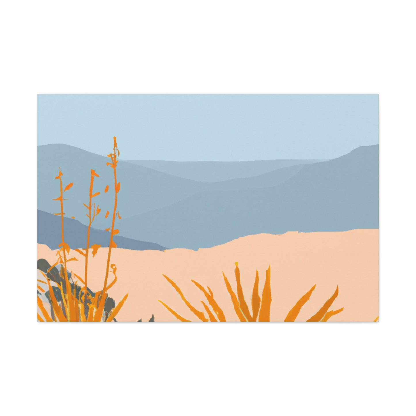 Dusty Oasis - Landscape - Canvas