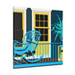 "Cozy Calmness- Midcentury" - Canvas